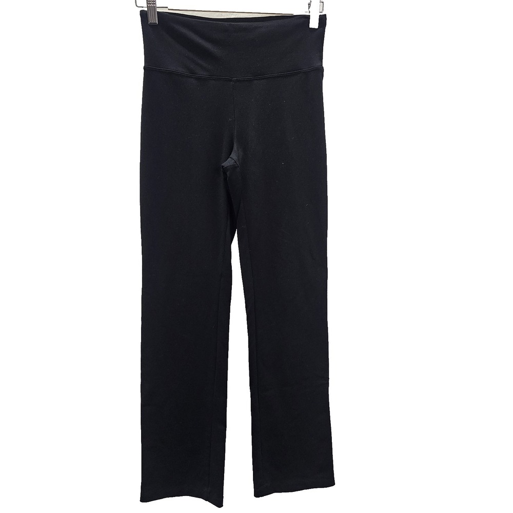 Balance Collection Women's Black High Rise Pocket Ankle Yoga Leggings XS